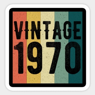 Vintage 1970 Sticker